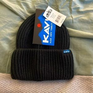 NWT black knit beanie by kavu